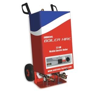 Hot water boiler - Andrew Sykes - electric / tubeless / mobile