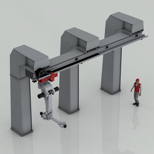 Rack-and-pinion linear axis - Lucas - electric / for robots / high-performance
