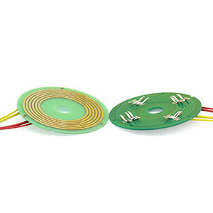 Pancake type slip ring - MPCB012 Series - MOFLON - gold / copper / lead