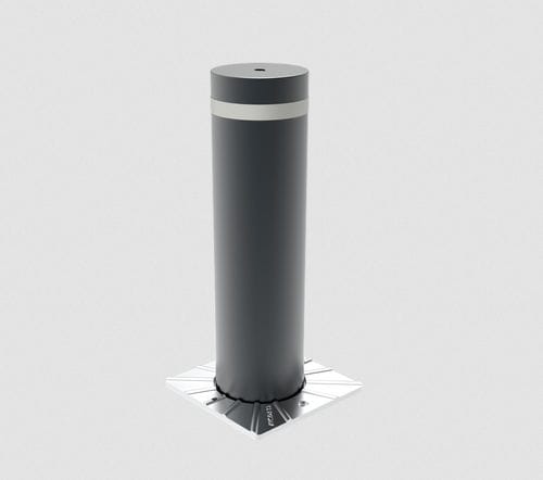 Manual retractable bollard - M20-70 - La Barrière Automatique - steel