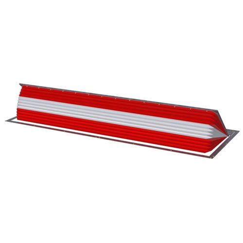 Automatic retractable bollard - RB50-C50 FP - La Barrière Automatique - hydraulic / high-security / steel