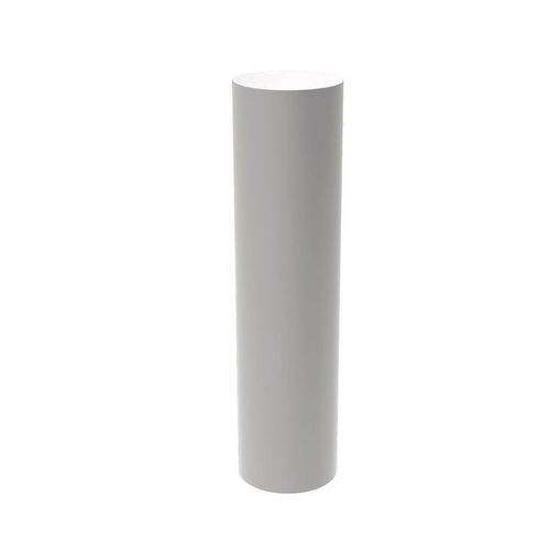 Exterior fixed bollard - F25-100 C80 - La Barrière Automatique - shallow mount / steel / stainless steel