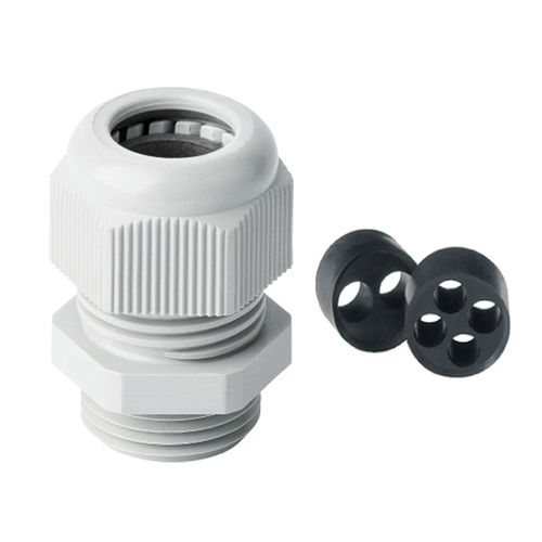 Polyamide cable gland - JCR18 - Berardi Bullonerie srl - nitrile butadiene rubber (NBR) / IP65 / self-extinguishing