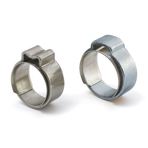 Zinc-coated steel hose clamp - CLPSG - Berardi Bullonerie srl - wing / embossed band