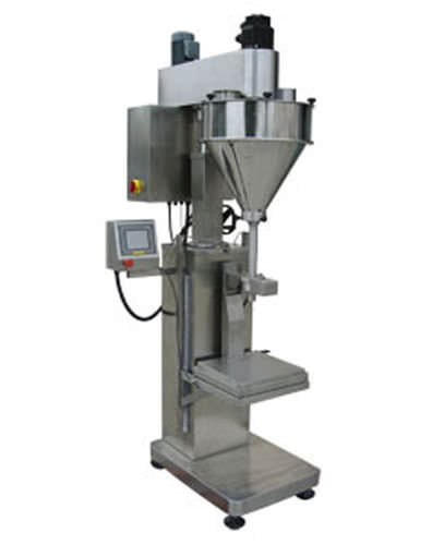 Semi-automatic filling machine - AMTEC Packaging Machines - bottle / for powders / for granulates