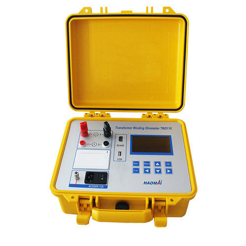 Digital ohmmeter - TWO-110 - HAOMAI ELECTRIC POWER AUTOMATION - portable / 4-wire
