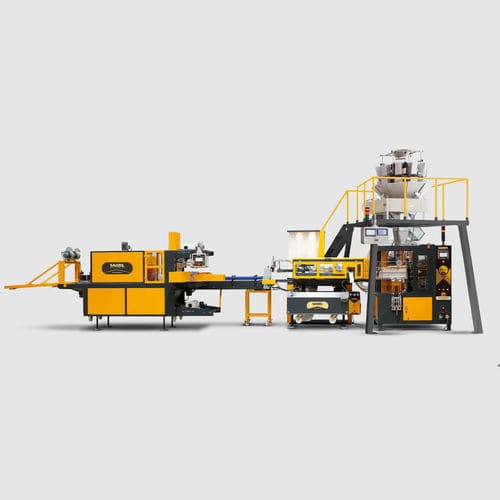 Vertical bagging machine - PAKETTO 3035K -T10DS - SAGBIL PACKAGING MACHINES - VFFS / PLC-controlled