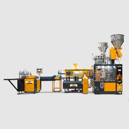 Vertical bagging machine - PAKETTO 5050K - VD+VMDB - SAGBIL PACKAGING MACHINES - VFFS / fully-automatic