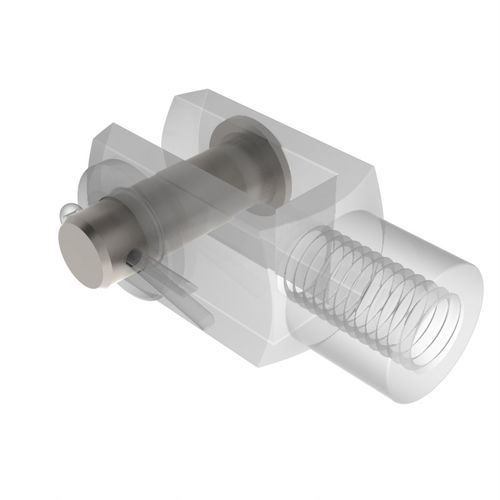 Cylindrical head bolt - Gebert GmbH & Co. KG - stainless steel / zinc-coated steel