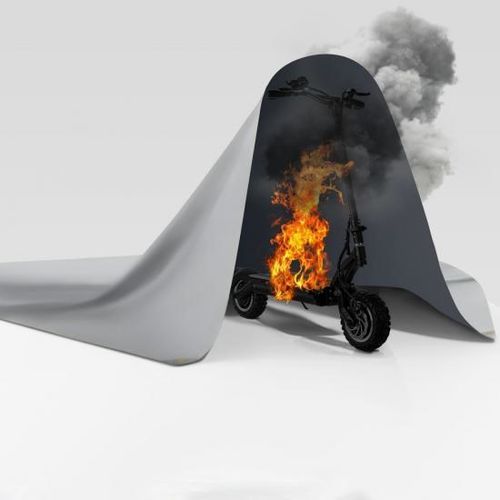 Fire-retardant insulation blanket - E-Scooter - Ningguo BST Thermal Products Co.,Ltd - fireproof / custom-made / fiberglass