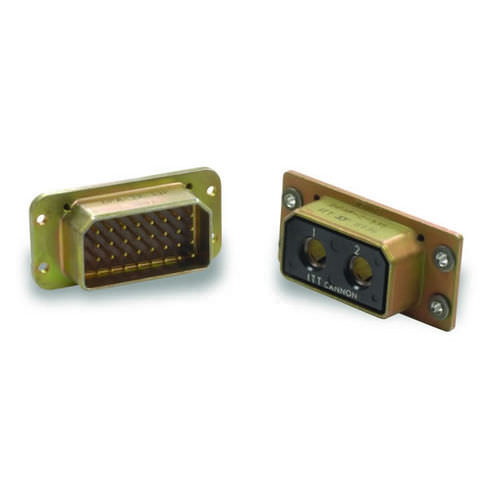 Data connector - DPA - ITT Cannon - IDE / rectangular / blind mate
