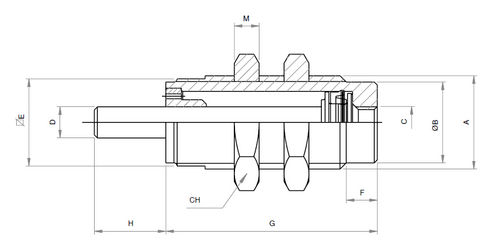 Pneumatic cylinder - TS - M - ARTEC SRL - single-acting / stainless ...