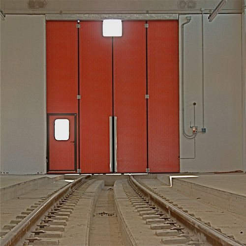 Folding door - PG3000 TRAIN - SACIL HLB - hangar / industrial