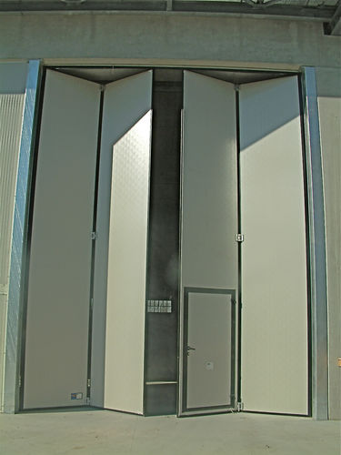 Folding door - PG 1500 - SACIL HLB - hangar / industrial / large