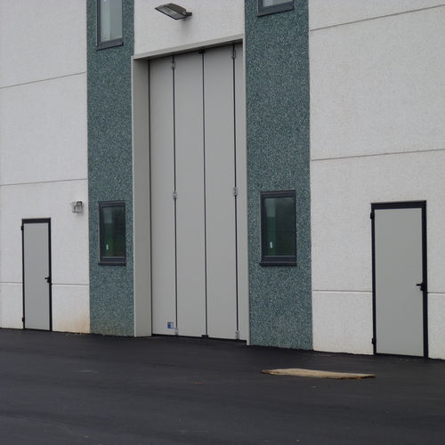 Folding door - PG3000 - SACIL HLB - hangar / industrial