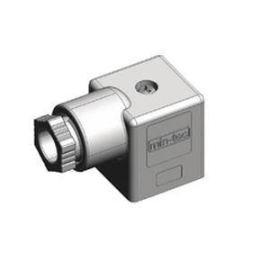 Electrical power supply connector - ZAD300-10-G1 - MINTEC INDUSTRIALE - DIN / square / right-angle