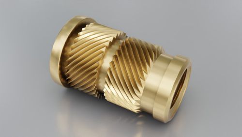 Threaded insert - TR00031147-000 - TR Fastenings - brass / round / for plastics