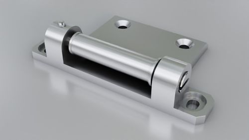 Butt hinge - TR00040220-601 - TR Fastenings - zamak / screw-in / chrome