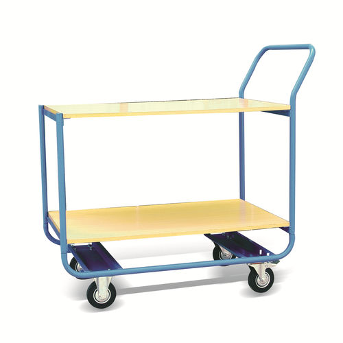 Transport cart - CZ20 series - i-lift Equipment Ltd. - steel / 2 levels / platform