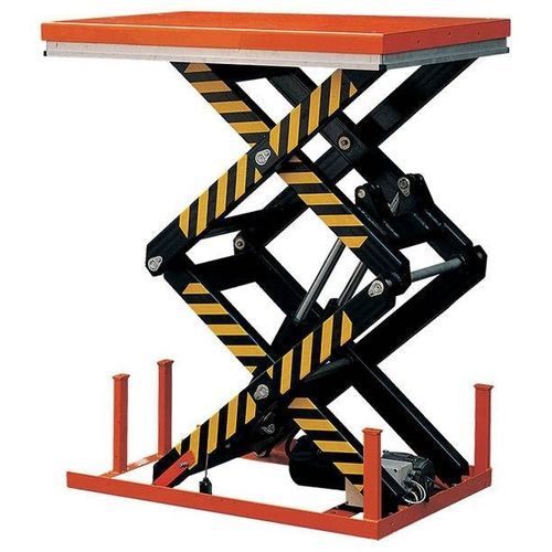 Double-scissor lift table - HD series - i-lift Equipment Ltd. - electric / electro-hydarulic / stationary