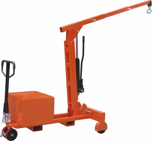 750 kg shop crane - LH075J - i-lift Equipment Ltd. - hydraulic / folding / with counterweight