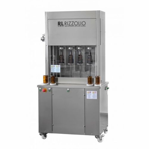 Semi-automatic filler - RLV-iSo - Rizzolio s.r.l - for glass bottles / beverage / for water