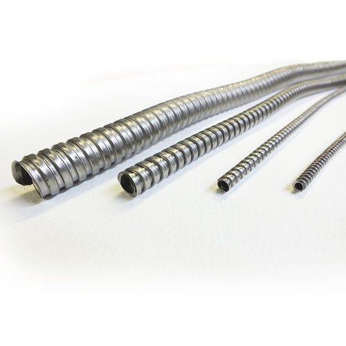Armored conduit - SSA series - Temperature Technology Ltd - protection / spiral / for cables