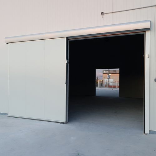Sliding door - IF - Infraca - metal / industrial / for cold storage