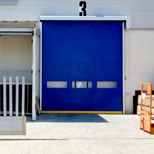 Roll up door GPRX Infraca fabric / large / security