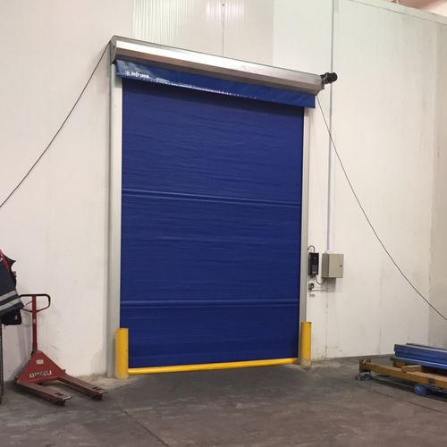 Roll up door - Infraca - anodized aluminum / design / indoor