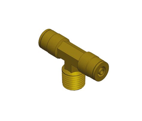 Pneumatic fitting - DOT-HT - Ningbo Parmicro Fluid Technology CO.,LTD - threaded / push-in / T-shaped