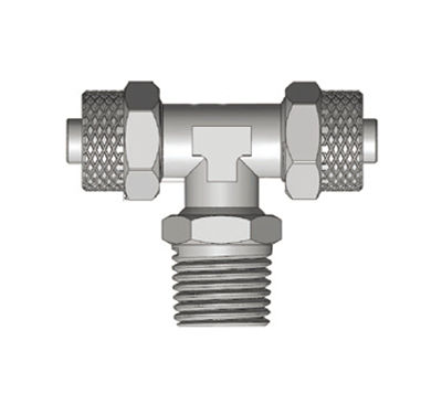 Quick coupling - RPTS - Ningbo Parmicro Fluid Technology CO.,LTD - for compressed air / threaded / T-shaped