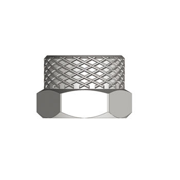 Hexagonal nut - RPN - Ningbo Parmicro Fluid Technology CO.,LTD - nickel-plated brass / threaded