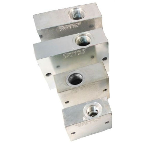 2-channel manifold - DCP Series - Comatrol - aluminum / for valves / hydraulic