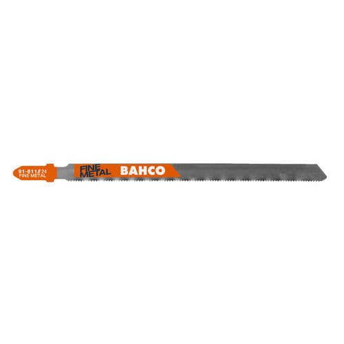 Jig saw blade - 91-M series - BAHCO - HSS / for metal / fine-toothed
