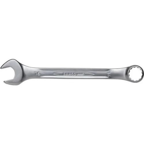 Open-jaw combination wrench - 0015740539 - BAHCO - chrome / steel / with hexagonal head