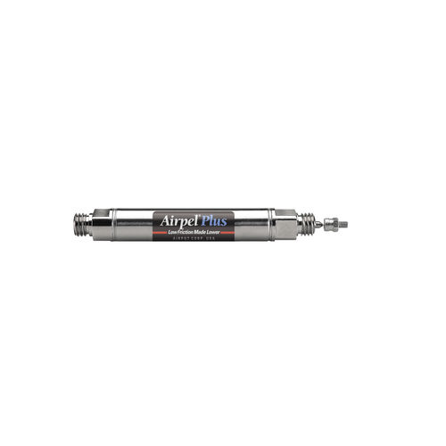 Pneumatic cylinder - MP9S-SF - Airpot - with through rod / single-acting / low-friction
