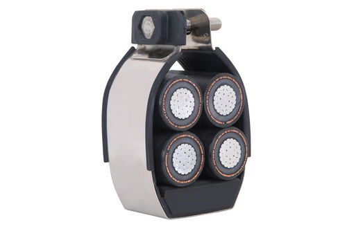 Stainless steel cable clamp - Vulcan Quad series - Ellis