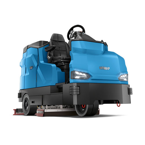 Ride-on scrubber-dryer - GMG - Fimap - battery-powered