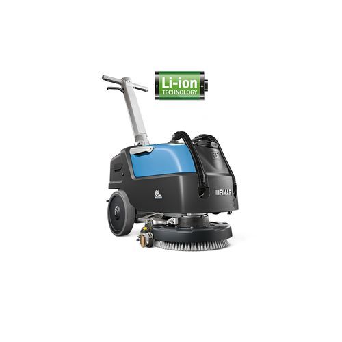 Walk-behind scrubber-dryer - GL - Fimap - DC / electric / battery-powered