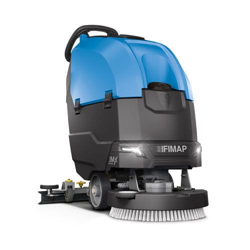 Walk-behind scrubber-dryer - JMx series - Fimap - battery-powered / compact / water-saving