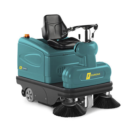 Ride-on suction sweeper - TIGRA - Eureka Floor Cleaning Machines - electric / outdoor / indoor