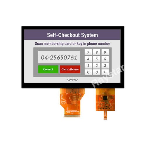 LED display module - RFF700A2-AIH-DNL - Raystar Optronics, Inc. - TFT LCD / capacitive touch screen / color