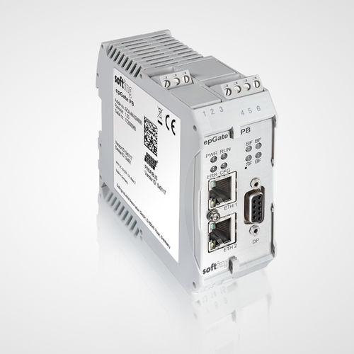 Communication gateway - epGate PB - Softing Industrial Automation - industrial / EtherNet/IP / RS-485