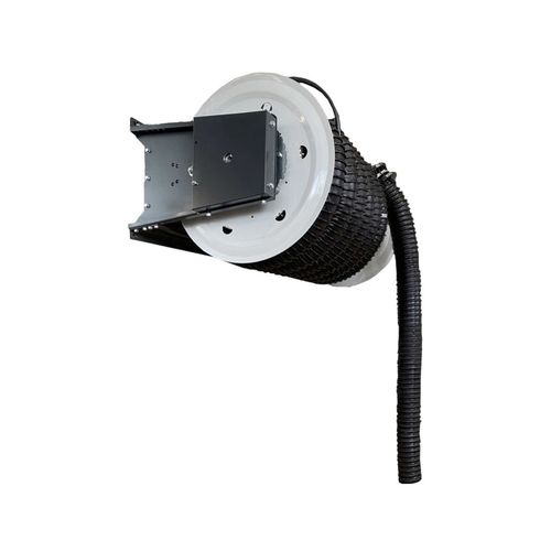 Workshop exhaust extraction system - ST-Arr Ø 75 - Stucchi 1950 S.r.l. - wall-mounted / with hose reel