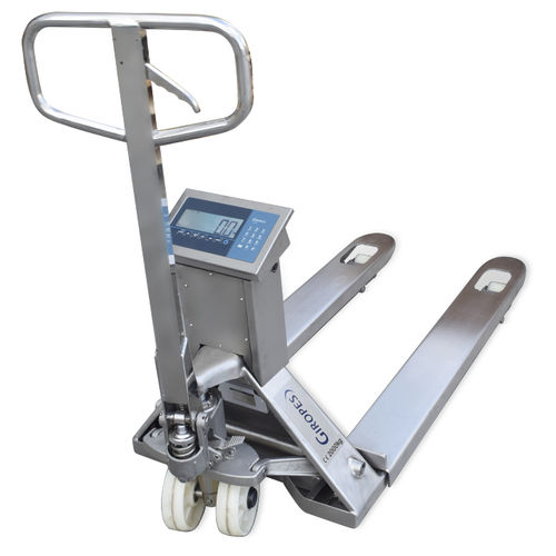 Hand pallet truck - TP410i WIDE - GIROPES - multifunction / transport / stainless steel