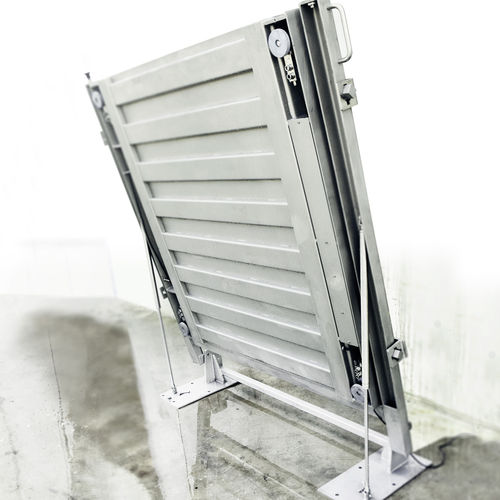 Scale with separate indicator - WPC - GIROPES - stainless steel / low-profile floor