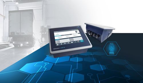 Weight indicator with touchscreen - GI650D ABS - GIROPES - wall-mount / IP65 / IP54