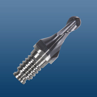 Ball nose milling cutter - DL10 series - HAIMER GmbH - solid carbide / roughing / finishing