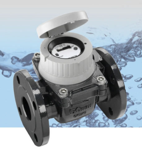 Analog water meter - WESAN WP E  - DIEHL Metering - Woltman type turbine